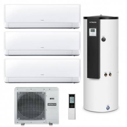 Triple C 270 L, 3 unités Takai R32 - Chauffe-eau thermodynamique Hitachi