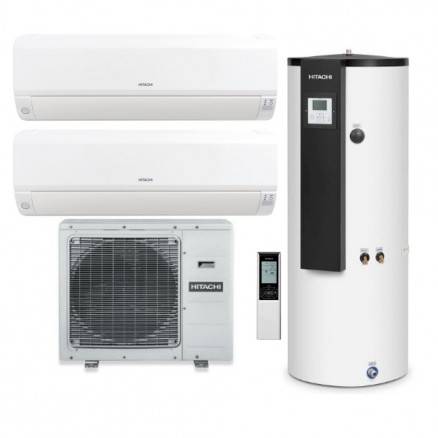 Triple C 270 L, 2 unités Mokai R32 - Chauffe-eau thermodynamique Hitachi