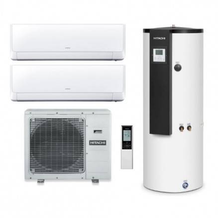 Triple C 270 L, 2 unités Takai R32 - Chauffe-eau thermodynamique Hitachi