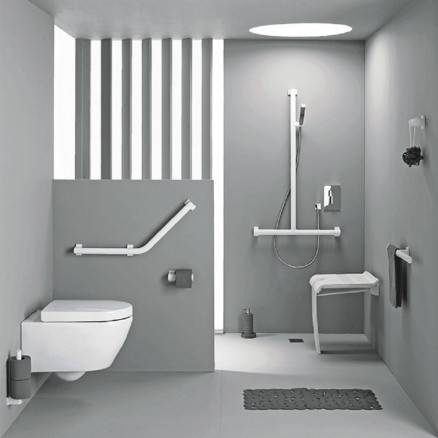 Salle de bain PMR