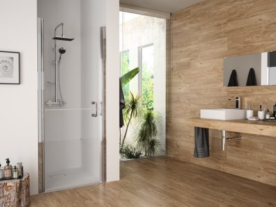 Porte de douche Larenco Duo en angle1900x800mm