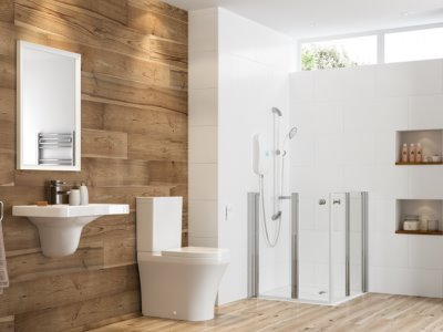 Larenco porte pivotante pliante en angle 26734 900x800mm