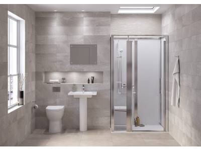 Cabine Onyx Porte Classique 1280CDRAWH 1200x800 mm en niche droite