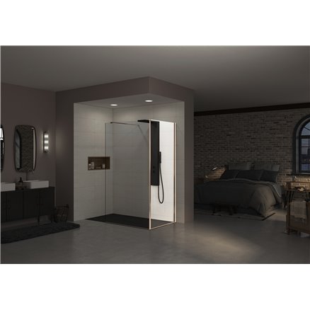 Paroi de douche Ekinox+ renvoi d'angle - Kinedo