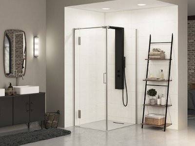 Paroi de douche Ekinox P + F paroi fixe profilé à droite 70 cm