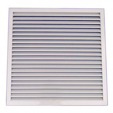 Grille de reprise à ailettes inclinées et filtre démontable GRAIxCD