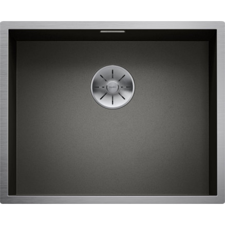 Zerox U Dark Steel - Evier Blanco