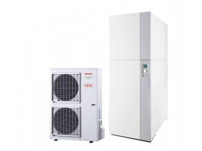 Pompe à chaleur air eau Alféa Hybrid Duo Fioul AI 6 kW Brûleur 23 kW