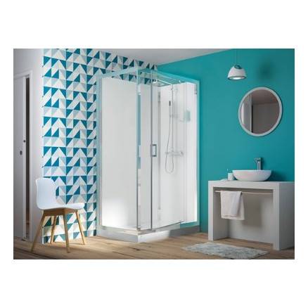 Cabine de douche rectangulaire