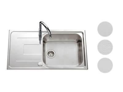 Evier Portofino EV 4801 Inox Lisse 860x500 mm