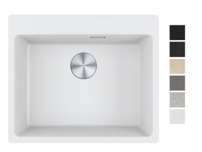 Evier Maris Fragranit MRG 610-54 Gris ardoise mat vidage automatique 398984