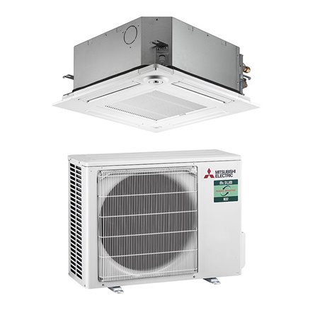 Climatiseur Cassette SLZ-M FA Power Inverter R32 - 4,1 à 6,4 kWatts -  Mitsubishi Electric