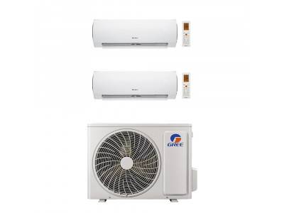 Climatiseur bi split Fair 3NGR4525, Tailles 9 + 9 Blanc R32