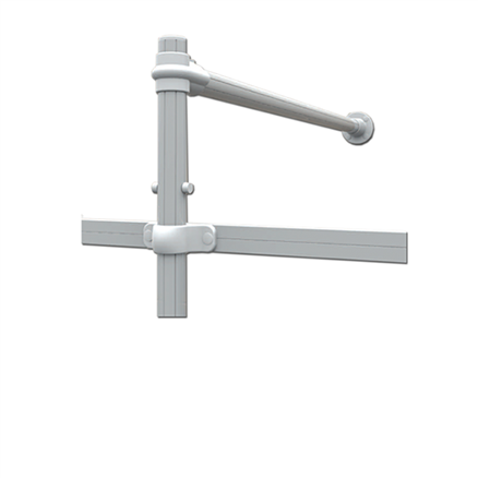 Profilé et barre de stabilisation pour paroi de douche AKW