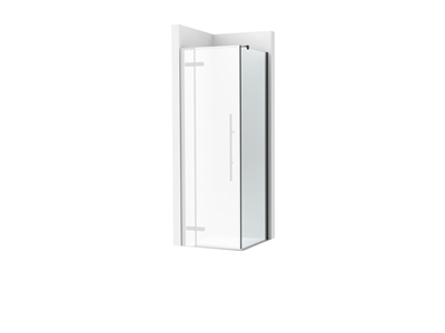 Paroi de douche Brisa LF Argent brillant pour receveur 700 mm