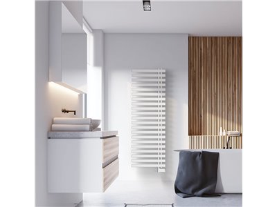 Sèche serviette électrique Kalimba WiFi 500 Watts, Mât à droite