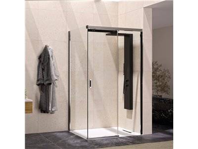 Paroi fixe Flat F profilé à gauche (pour porte avec partie fixe à droite) 700 mm
