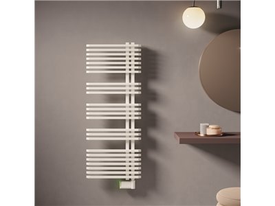 Sèche serviette électrique Jazz_S Wifi 400 Watts, Mât à droite