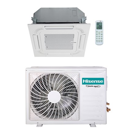 Climatiseur Cassette Compacte 600x600 R32 - 4 à 5,9 kWatts -  Hisense