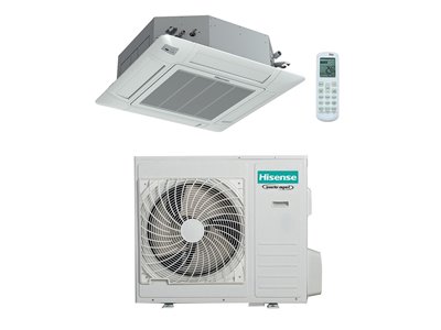 Climatiseur Cassette 4 voies 900x900, 8.3 kWatts Monophasé R32