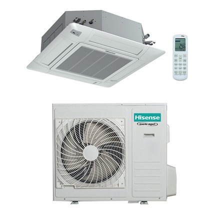 Climatiseur Cassette 4 voies 900x900 R32 - 8,3 à 17 kWatts -  Hisense