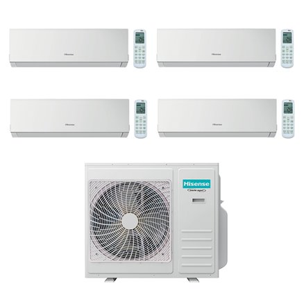 Climatiseur Quadri split New Comfort - 4AMW81U4RAA - Hisense