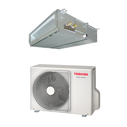 Climatisation gainable Compact Digital Inverter Série 2 R32 - Toshiba