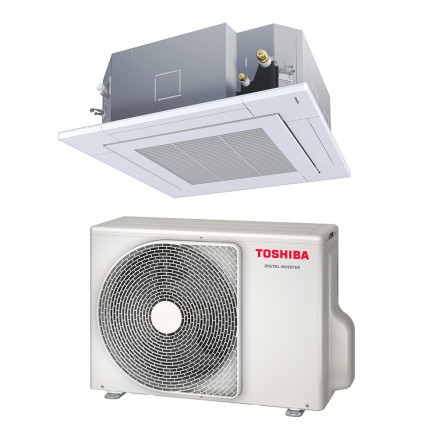 Climatiseur Cassette 4 voies 840x840 mm Digital Inverter Série 2 - Toshiba