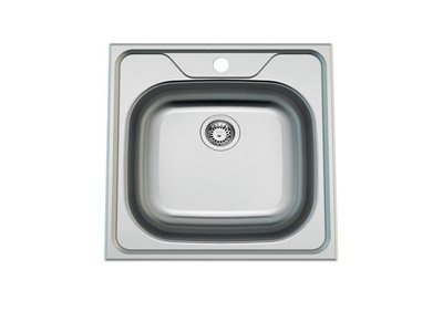Evier Inox lisse 480x480 mm
