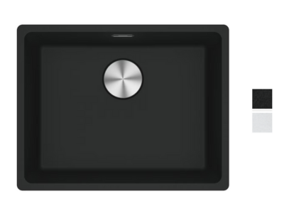 Evier Maris Fragranit MRG 210-52 Blanc vidage manuel 280746