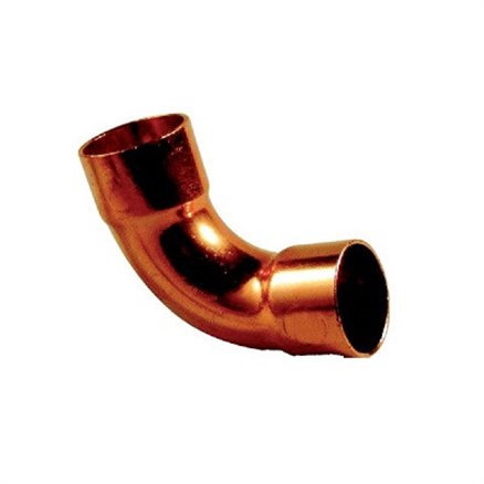 Courbe cuivre pression grand rayon 90° femelle-femelle