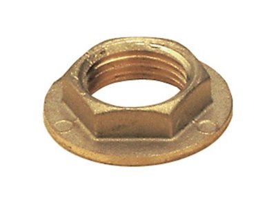 Lot de 10 contre-écrous 6 pans à plateau laiton Sudo 2158 1/2"