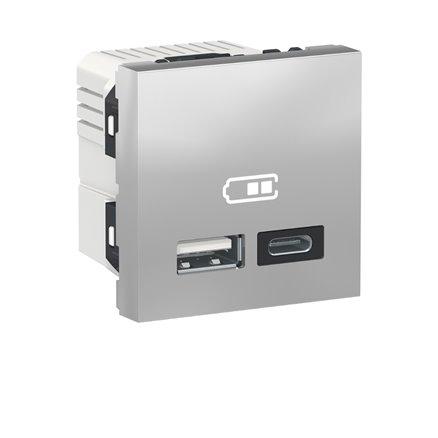 Prise chargeur USB Schneider Unica