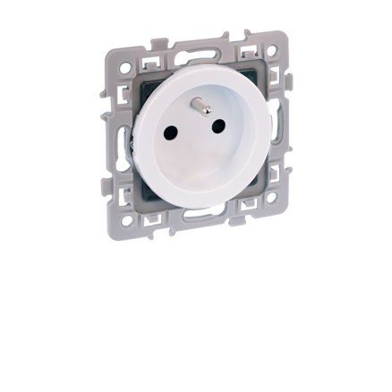 Prise de courant simple Eur'Ohm
