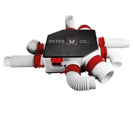 VMC hygroréglable Unelvent S&P Octeo Hygro Ecowatt+