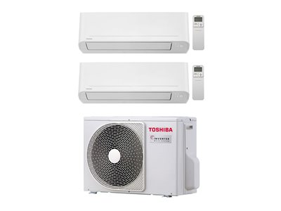 Climatiseur bi split Naka RAS-2M18G3AVG-E, Tailles 5 + 5 R32