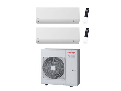 Climatiseur bi split Shorai Edge RAS-3M26G3AVG-E, Tailles 13 + 10 Blanc R32