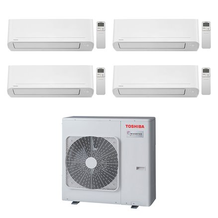 Climatiseur Quadri split Naka - RAS-4M27G3AVG-E - Toshiba