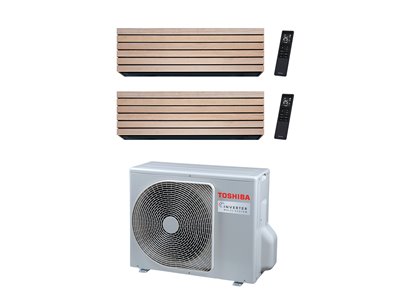 Climatiseur bi split Daiseikai 10 RAS-2M10G3AVG-E, Tailles 10 + 10 Blanc R32