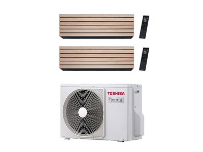 Climatiseur bi split Daiseikai 10 RAS-3M18G3AVG-E, Tailles 10 + 10 Blanc R32