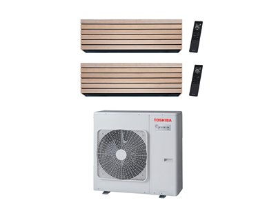 Climatiseur bi split Daiseikai 10 RAS-3M26G3AVG-E, Tailles 10 + 10 Blanc R32
