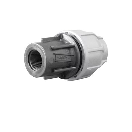 Raccord femelle polypropylène pour tube PE
