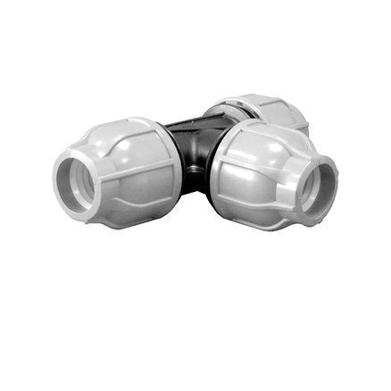 Té polypropylène pour tube PE