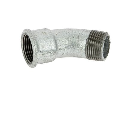 Coude fonte grand rayon 45°