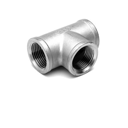 Té femelle / femelle inox 316 L