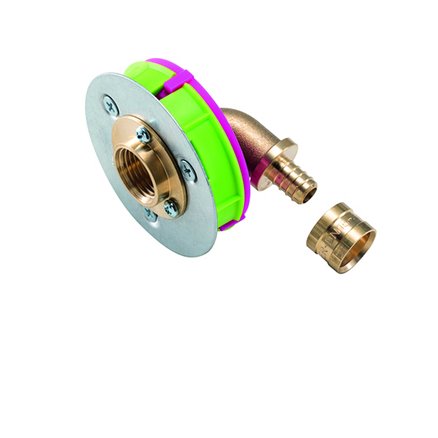 Platine plomberie PER à glisser