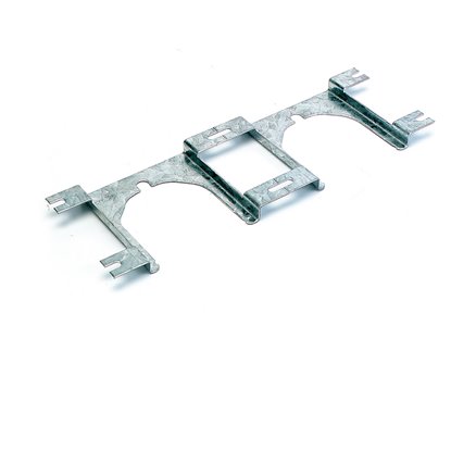 Plaque de support pour boitier de plomberie