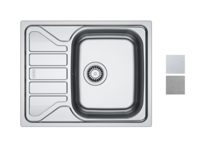 Evier Flash Manu FLN 611-62 Inox Lisse 410457
