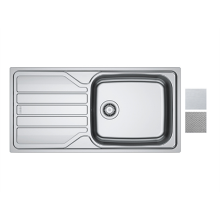Flash Auto et Manu inox et inox-dekor FLN/FLL 611-XL - Evier Franke