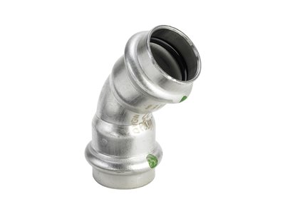Sanpress Inox-Coude 45° avec SC-Contur mâle femelle, 435431